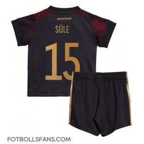 Tyskland Niklas Sule #15 Replika Bortatröja Barn VM 2022 Kortärmad (+ Korta byxor)